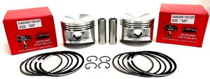 TWO 13029-2097 13029-0034 .020" OVERSIZE PISTON KIT FIT JOHN DEERE FD750D FS711D - Picture 1 of 2