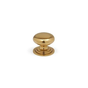 Solid Brass Cabinet Cup Handle & Knobs Gold Kitchen Cupboard Door Drawer Pulls - Picture 1 of 6