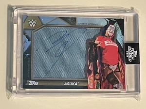 2021 WWE Fully Loaded ASUKA Mat Relic Autograph AUTO #M-A - Picture 1 of 1
