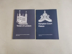 2 OFFICIAL HANDBOOK HAMPTON COURT PALACE TOWER OF LONDON TRADE PB - Picture 1 of 2