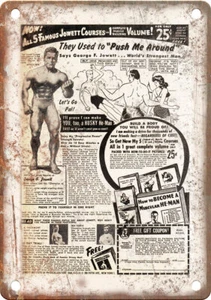 Muscle Man Comic Book Ad 12" x 9" Reproduction Metal Sign J821 - Picture 1 of 1