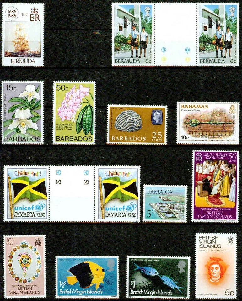 CARIBBEAN -BETWEEN THE 1970’S & 2000’S- VARIOUS COUNTRIES -VF** - Image 1 of 1