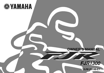 Libro manual del propietario Yamaha 2002 FJR1300 Foto 1 de 4