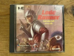 Used 1991 Pack In Video	Lode Runner Lost Labyrinth NEC PC-Engine Hu-Card Retro  - Picture 1 of 12