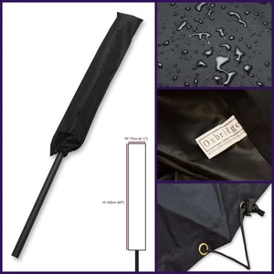 Oxbridge Black Large Parasol Waterproof Outdoor Garden Umbrella Furniture Cover - Picture 1 of 5