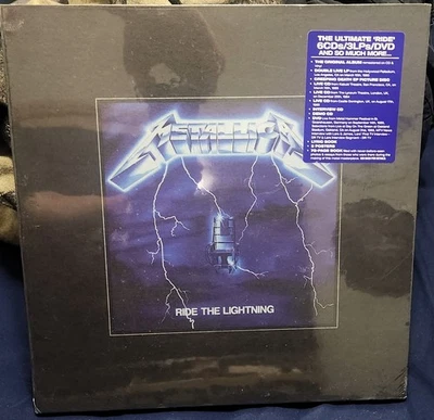 Metallica - Ride the Lightning 2016 Super Deluxe Box Set #5131/30000 Sealed NoS - Image 1 of 4