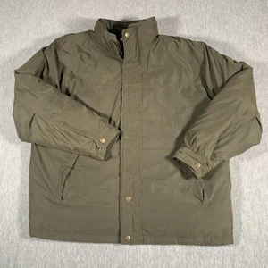 Barneys New York Jacket Mens XL Green Down Puffer Coat Quilted Warm Winter Parka - Picture 1 of 13