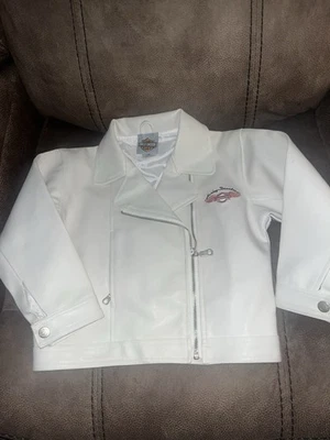 Boys Leather Harley Davidson Jacket Size 5 - Image 1 of 3