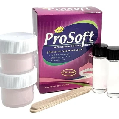 Revestimiento de dentadura ProSoft-Relines 2 placas de dentadura Foto 1 de 4