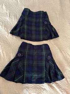 2 Lands End Size 4 Uniform Skorts - Picture 1 of 2