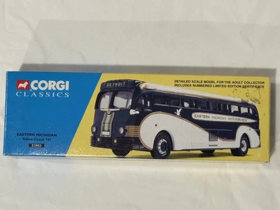 Corgi Classics EASTERN MICHIGAN YELLOW COACH 743 - 53903 NIB - Image 1 of 3