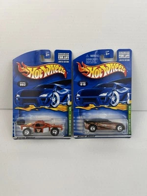 Лот из 2! 2001 Hot Wheels Treasure Hunt Клетка на колесиках и Pontiac Rageous! Real Rider! - Изображение 1 из 4