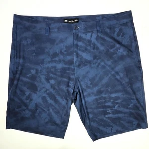 Pantalones Cortos Travis Mathew Performance Para Hombre 40 Azul Ligero Golf Tie Dye - Imagen 1 de 6