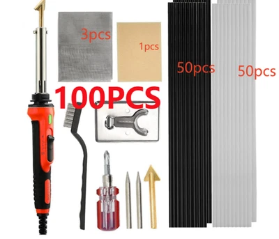 Plastic Welding Kit 100 Watts with Welder Rods Reinforcing Mesh Welding tips&#& - Image 1 of 4