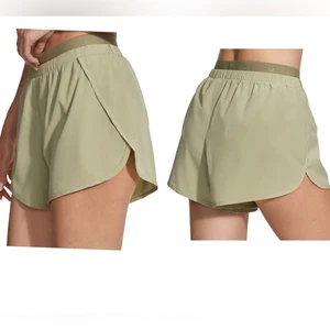 Varley Rae Mid-Rise Running Short 4" Tea Green Liner Women’s Size Large - Picture 1 of 8