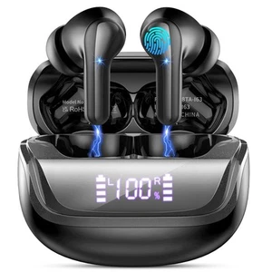 Wireless Earbuds, Bluetooth 5.4 Headphones Deep Bass Stereo, in-Ear Earphones... - Picture 1 of 7