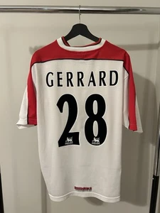 Reebok Liverpool 98/99 Away Jersey - Gerrard #28 - Picture 1 of 9