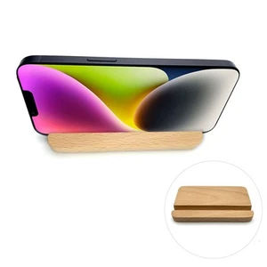 Bois Bambou Support Trépied Téléphone Portable Smartphone Tablette Organizer - Photo 1 sur 6