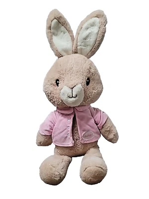 Beatrix Potter Peter Rabbit Flopsy 长毛绒 20 英寸填充玩具兔子粉色 2022 — 第 1/4 张图片