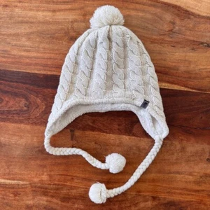 THE NORTH FACE Fuzzy Earflap Beanie Wintermütze - Damen Einheitsgröße - Elfenbein - Bild 1 von 8