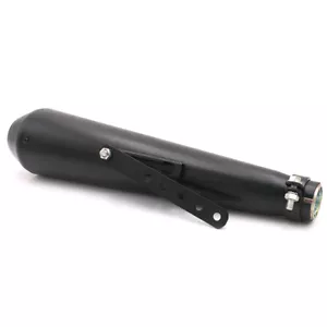 Black 35mm 38mm 41mm Shorty Reverse Cone Megaphone Exhaust Muffler For Harley - Picture 1 of 8