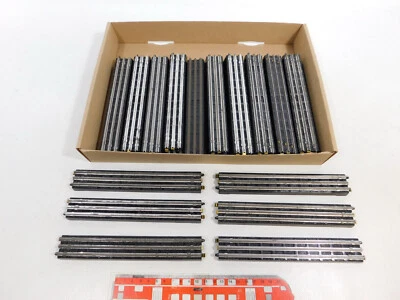 30x Trix Express H0/DC 20/1 Bakelit-Schienen/Gleis/Gleisstück gerade #CB66-2 - Bild 1 von 4