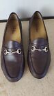 Men’s Cole Haan ASCOT Brown GoldBar Bit Accent Loafer Flats Leather Loafers 10.5