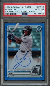 BB - 2020 - Bowman Chrome - Azul - 22/150 - #CDAFZ - Freddy Zamora - PSA 10 - Imagen 1 de 2