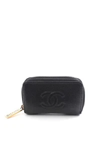 Cartera Chanel Timeless CC Cuero Caviar Cremallera / Negra - Imagen 1 de 7