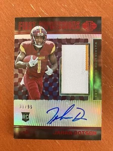 Jahan Dotson /99 RPA Red Rookie 2022 Panini Illusions 111 COMMANDERS Auto Patch - Bild 1 von 5