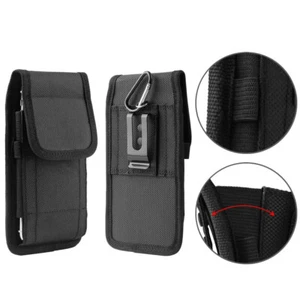 Cell Phone Holster Pouch Wallet Case Durable Belt Clip Handy For iPhone Samsung - Picture 1 of 11