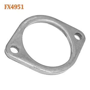 FX4951 3" ID Flat Oval Two Bolt Exhaust Flange Repair Replacement Fits 3" Pipe - Picture 1 of 3