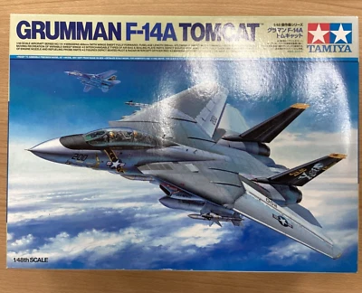 Tamiya 61114 1/48 Aircraft Series No.114 Grumman F-14A Tomcat Plastic Model Kit - Immagine 1 di 4