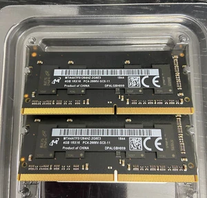 Micron 8GB (2x4GB) RAM MTA4ATF51264HZ-2G6E3 PC4-2666V-SC0-11 MAC Apple - Picture 1 of 1