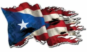 Calcomanía Puerto Rico 3M Pegatina Bandera País Ventana Orgullo Coche Camión Vehículo - Imagen 1 de 4
