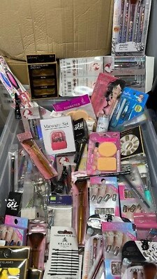 Random 12 Mixed Cosmetic Accessories  Nails, Eyes, Feet, Face, Bargain Clearance - Image 1 of 4