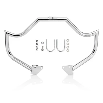 Barra de choque de carretera Dyna 1,5" para Harley 2006-2017 Fat Street Bob Foto 1 de 4