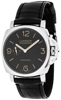 Reloj para hombre PANERAI Luminor Due 3 días Acciaio esfera negra 45 mm PAM00674 Foto 1 de 4