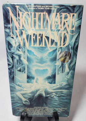 Nightmare Weekend (VHS, 1985) Horror Movie, RARE, Lightning Video Tape NICE!! - Image 1 of 4