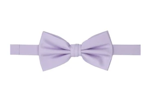 Jacob Alexander Boy Solid Pre-Tied Bow Tie Lavender 0184 - Picture 1 of 1