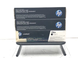 lot of 3 HP 126A (CE310A) Black Toner Cartridge x1 dual pack, x1 single box - Picture 1 of 5