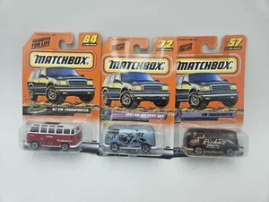 New Matchbox Lot Of 3 1967 VW Volkswagen Transporter Delivery Vans - Picture 1 of 4