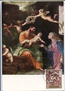 D10834 Alonso Cano Sagrada Familia Maximum Card Spain - Picture 1 of 1