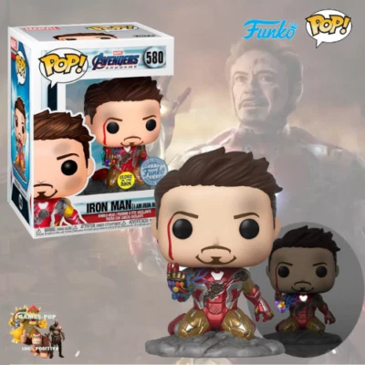 FUNKO POP! MARVEL AVENGERS ENDGAME IRON MAN 580 I'M IRON MAN - SPECIAL EDT. GITD - Imagen 1 de 4