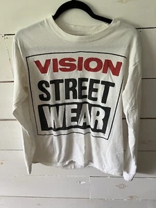 vintage vision street wear shirt Long Sleeve Youth Medium - Picture 1 of 5