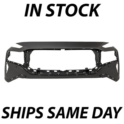NEW Primered - Front Bumper Cover for 2021-2023 Hyundai Santa Fe w/ Park Assist Foto 1 de 4