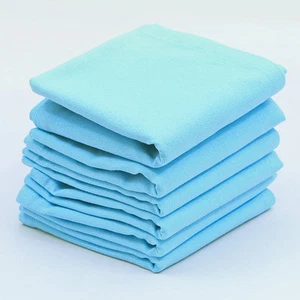 Paquete de 6 servilletas de algodón azul bebé - Imagen 1 de 2