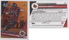 2023 Bowman University Chrome Orange Refractor /25 Jawhar Jordan #48