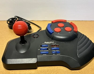 Quick shot QS-185 Turbo Sega Genesis Fightstick Arcade Joystick Controller - Image 1 of 4