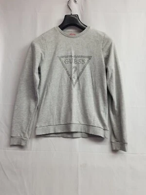 Guess Sudadera Niña Gris Manga Larga Logo Cuello Redondo Informal Talla Pequeña  Foto 1 de 4